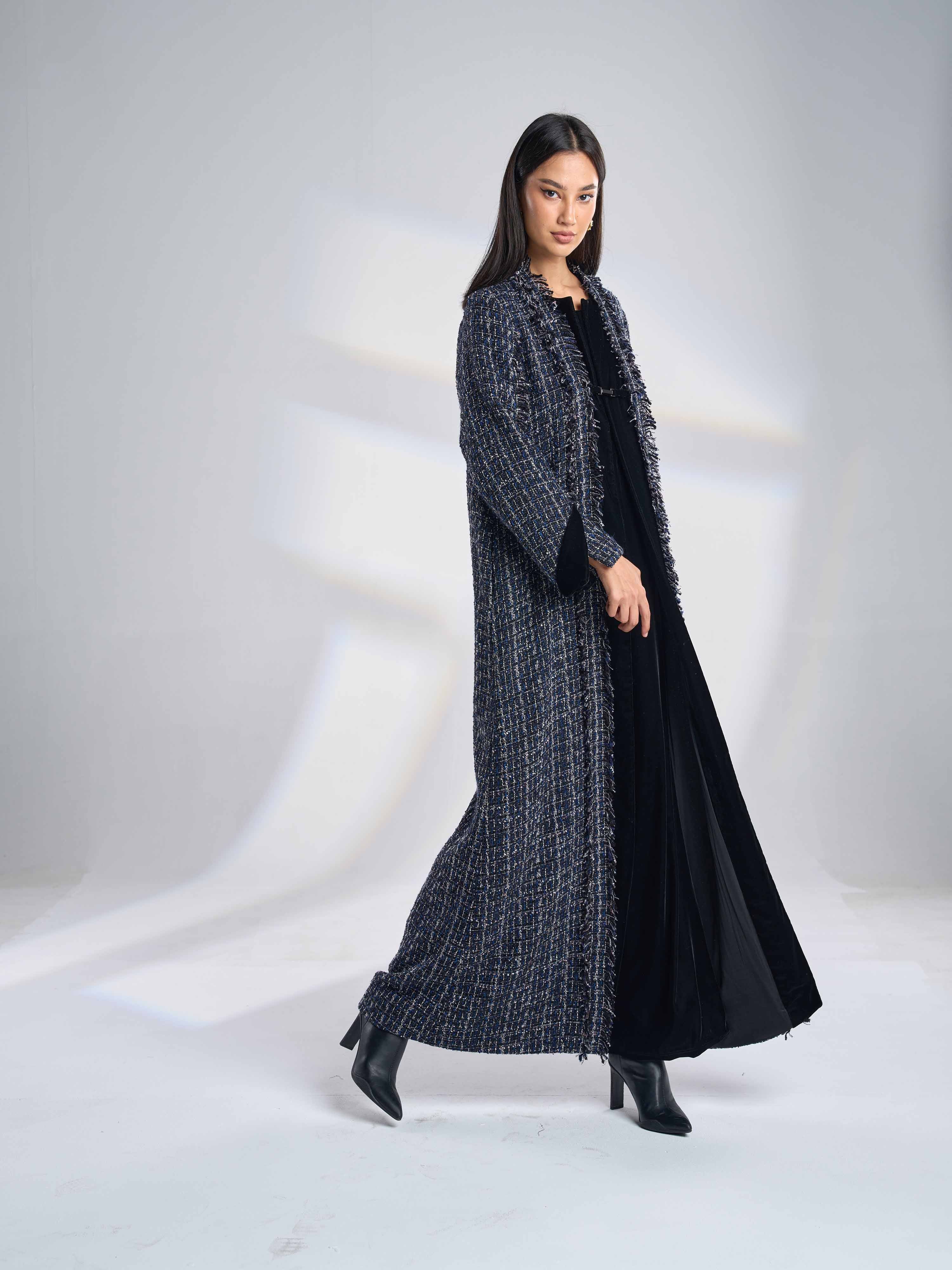 Pleated Sleeve Coat F-02