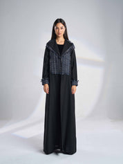 Wool Crepe / Tweed Abaya Coat F-10
