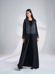 Wool Crepe / Tweed Abaya Coat F-10