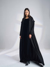 Tweed Abaya Coat F-13