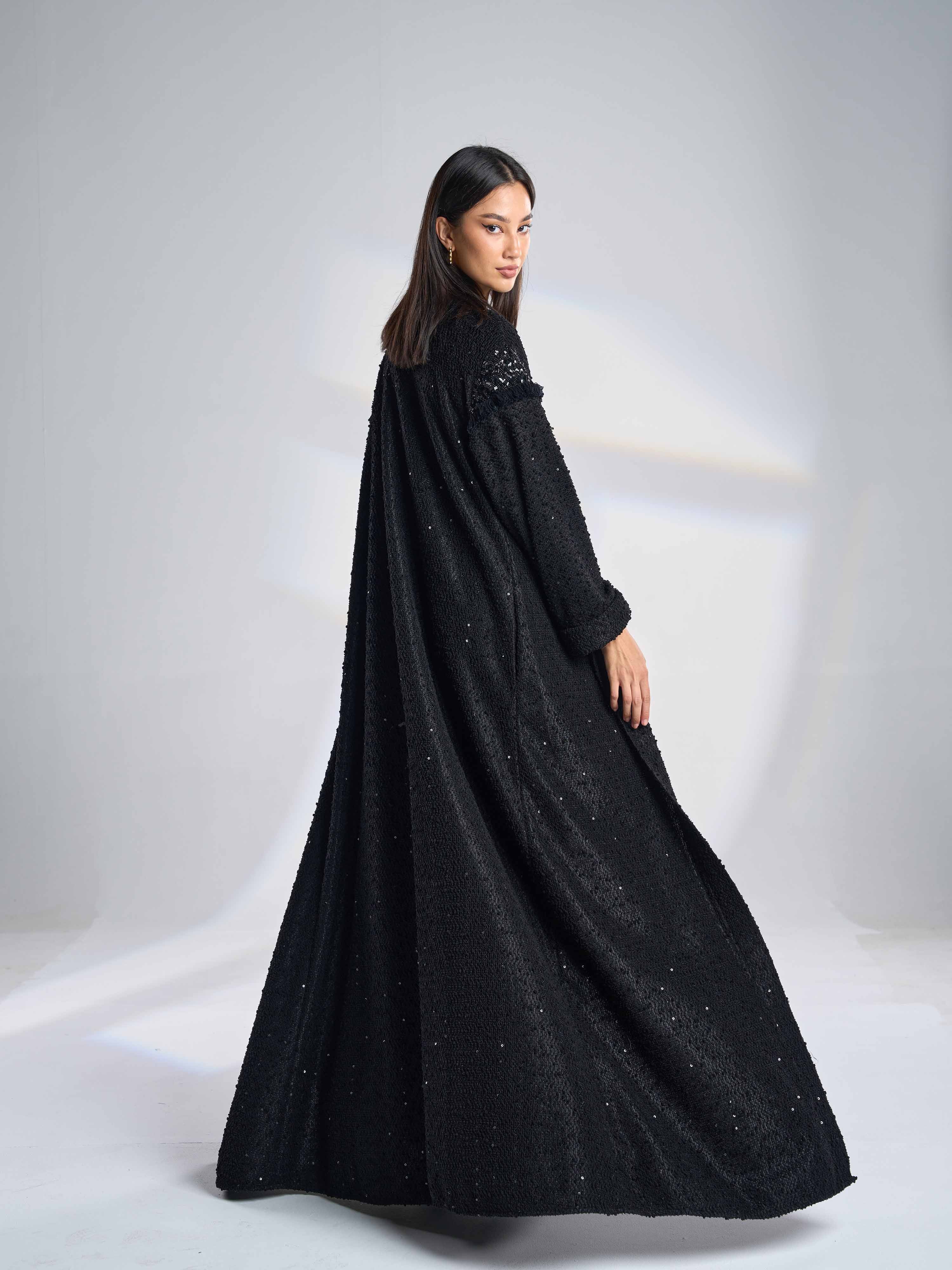 Tweed Abaya Coat F-13