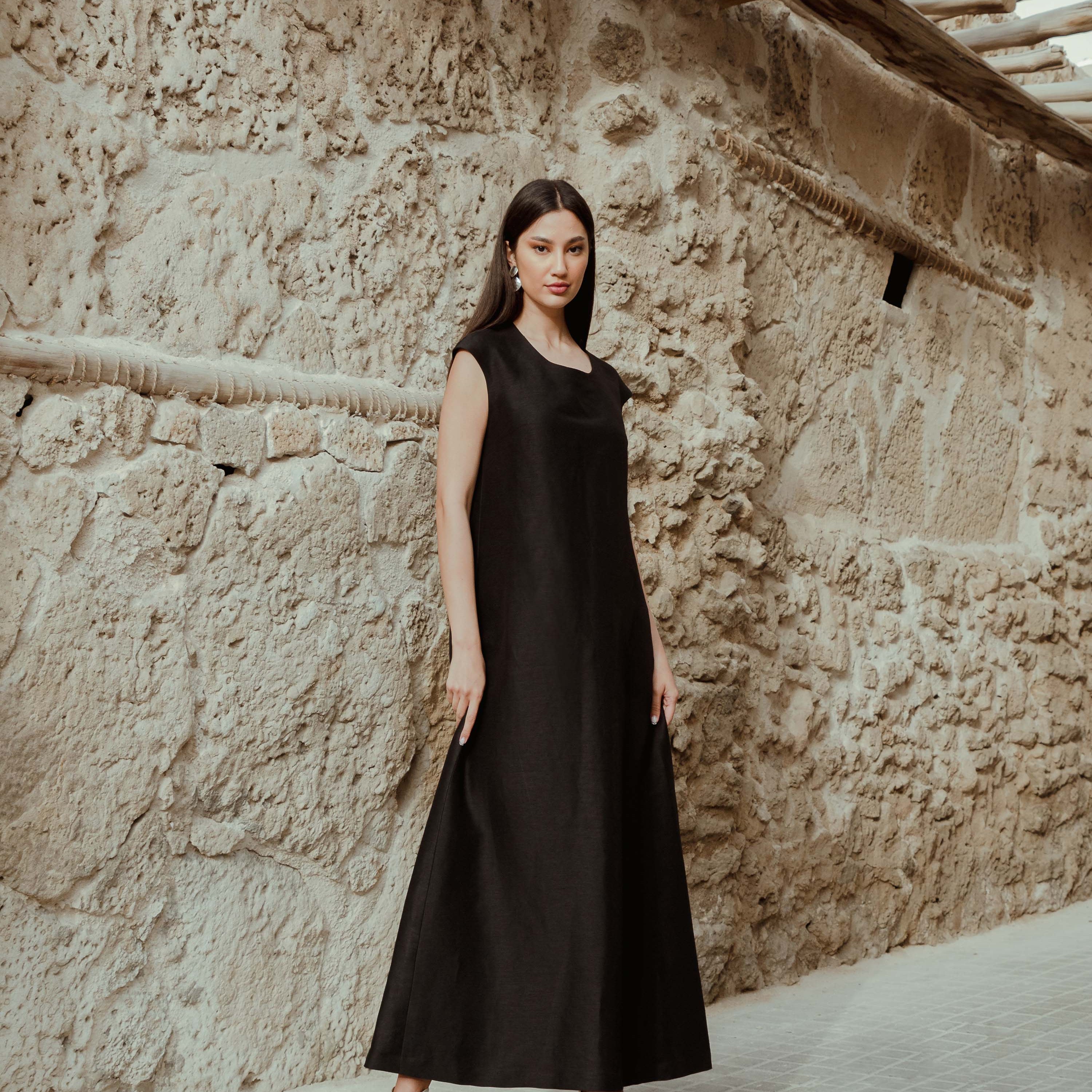 Silk Linen Inner Dress SD-05