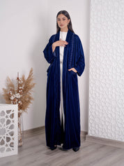 Embroidered Velvet Abaya FV-04