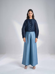 Silk Linen Pants EL-02