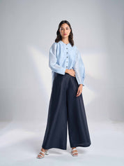 Silk Linen Pants EL-03