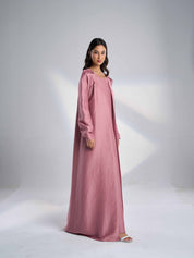 Silk Linen Abaya EL-11