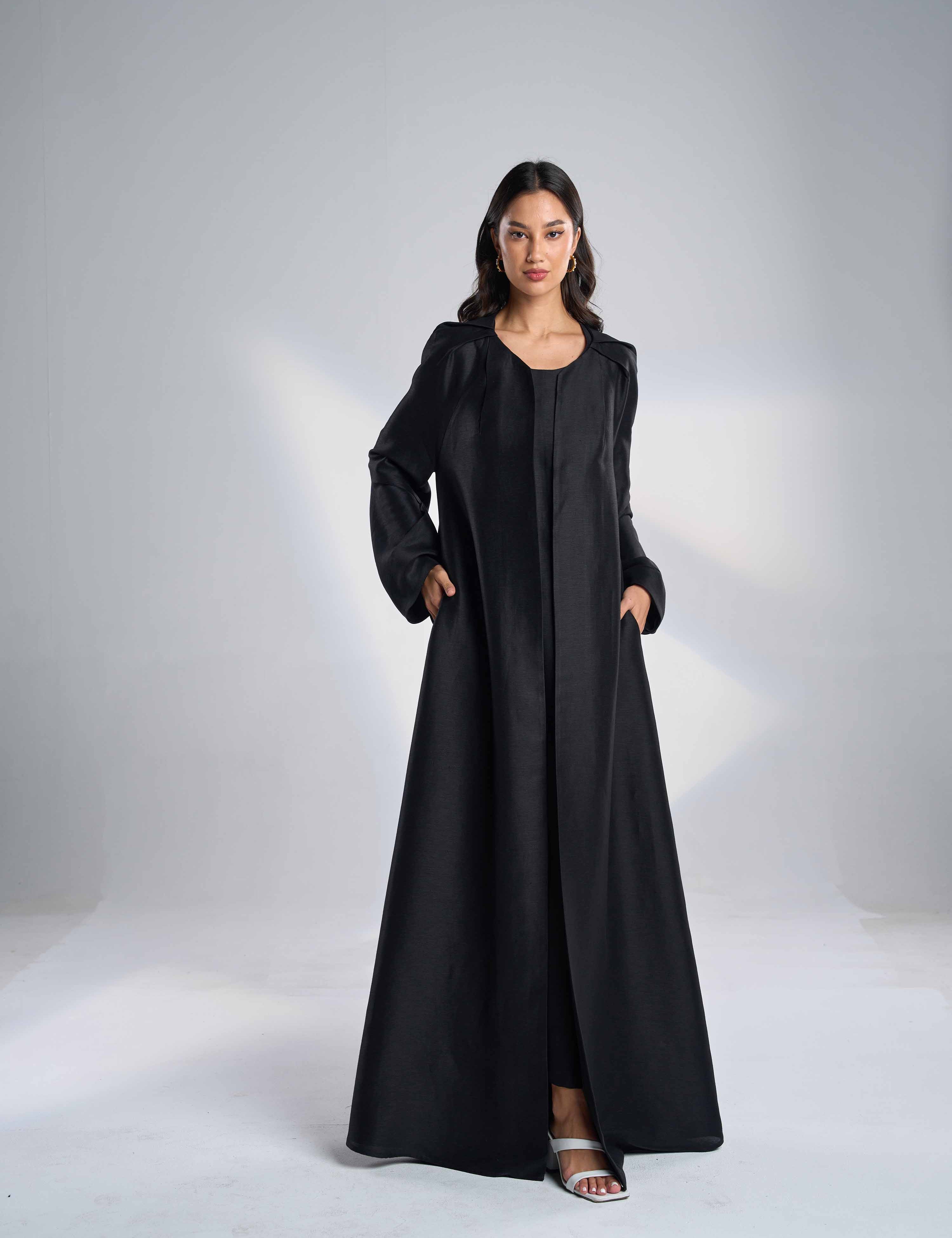 Silk Linen Abaya EL-11