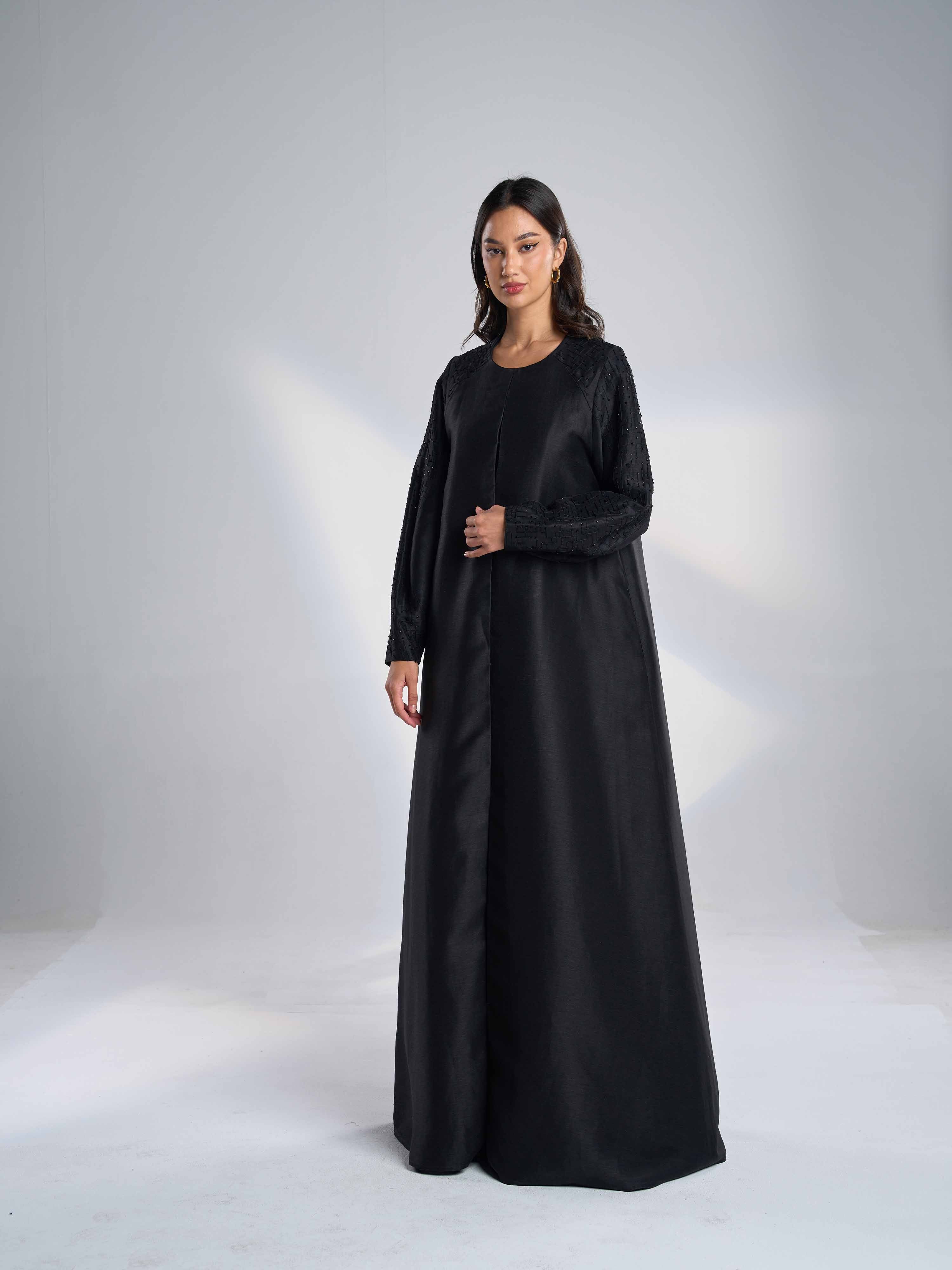 Silk Linen Abaya EL-12