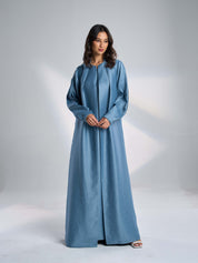 Silk Linen Abaya Gown EL-19