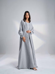 Silk Linen Abaya EL-20