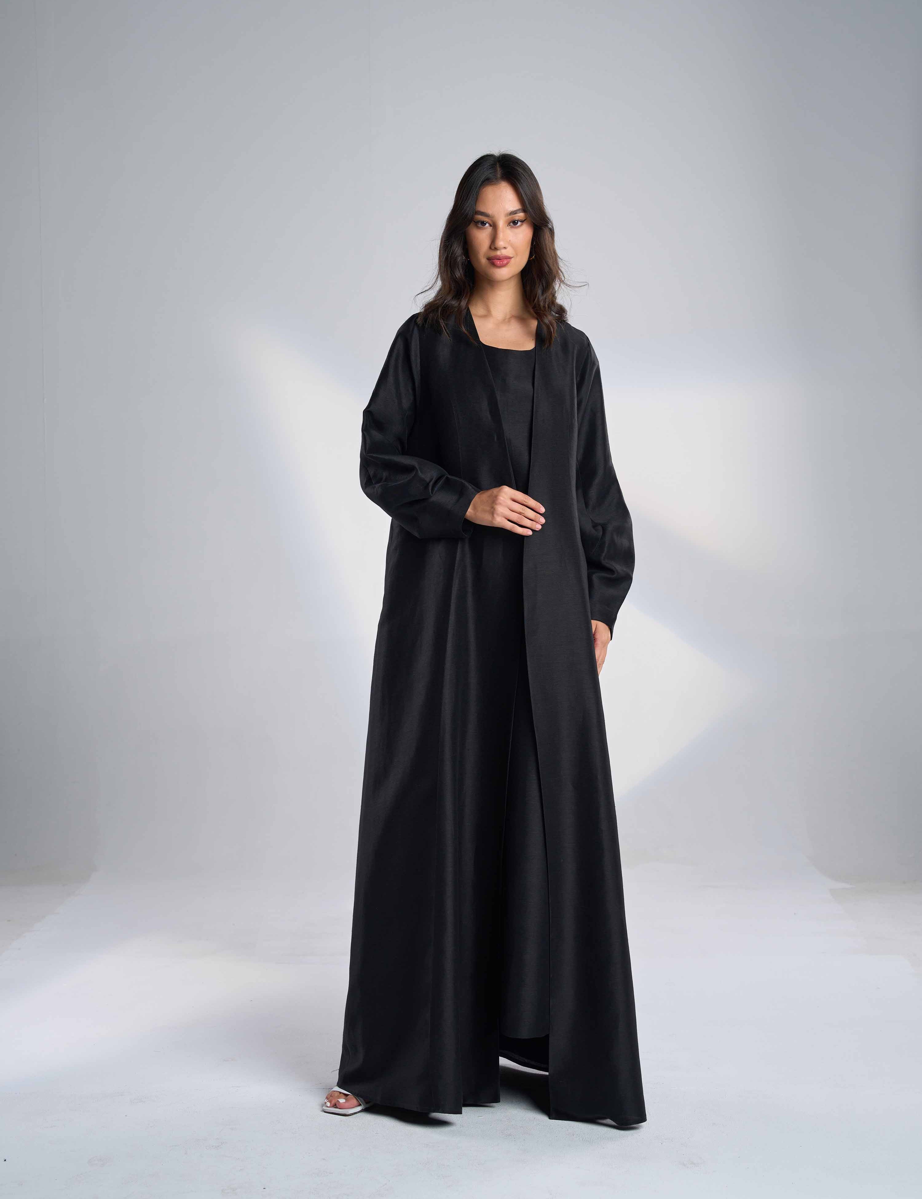 Silk Linen Abaya EL-20