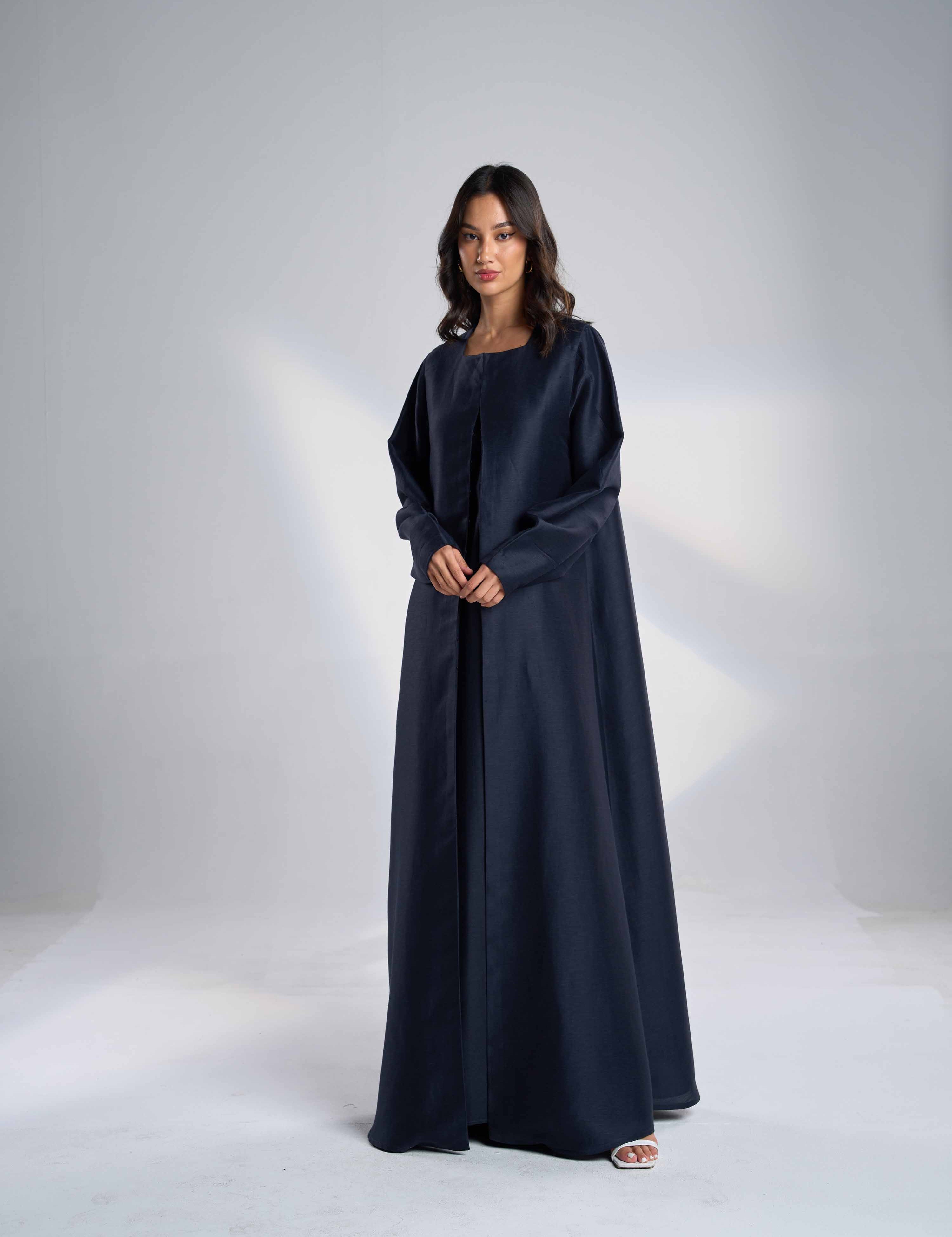 Silk Linen Abaya EL-22