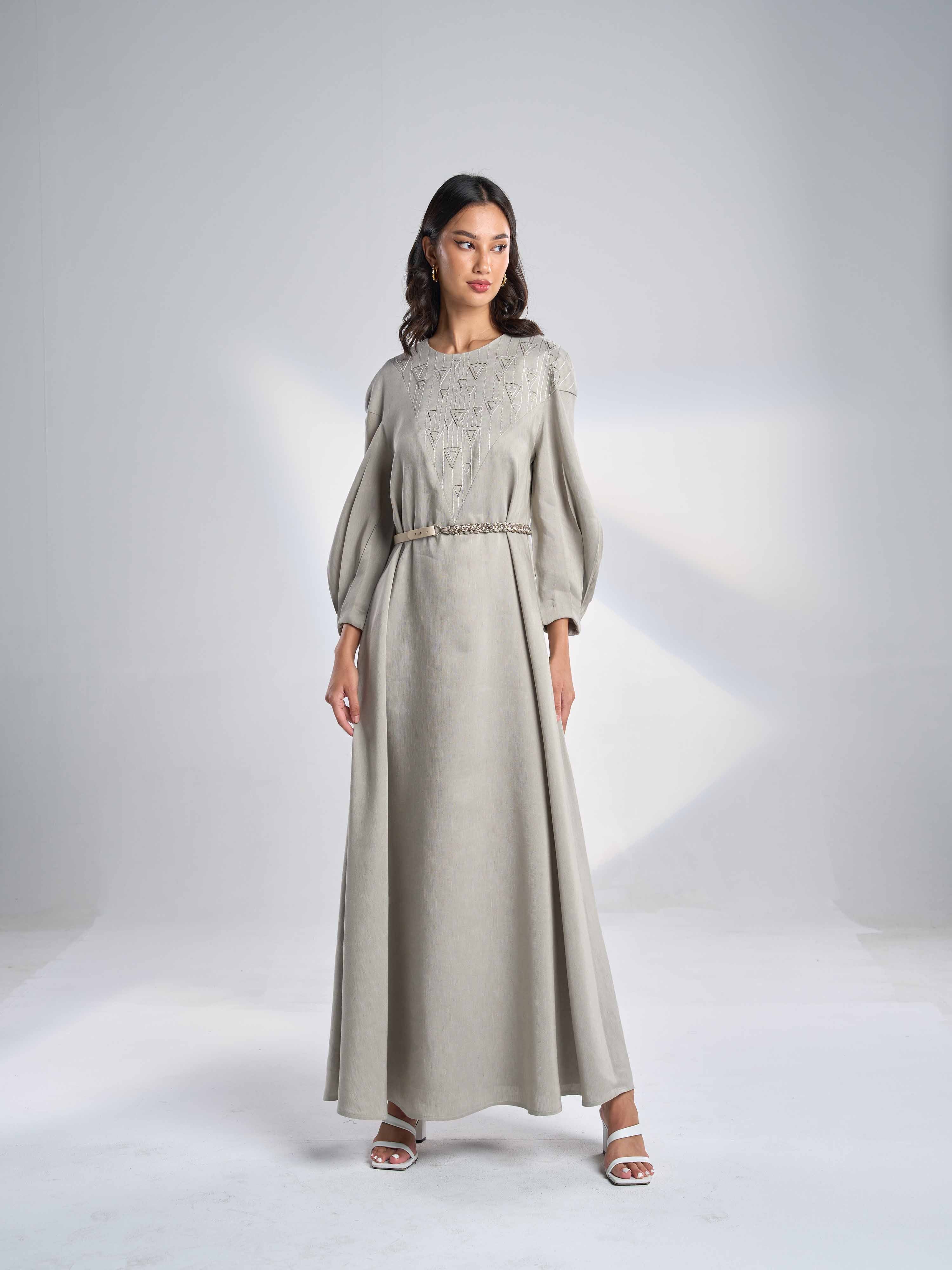 apparel silk linen dress LILYSILK Women's 33.5MM Silk-Linen Nova Dress with Mandarin Collar, Natural White, Size L