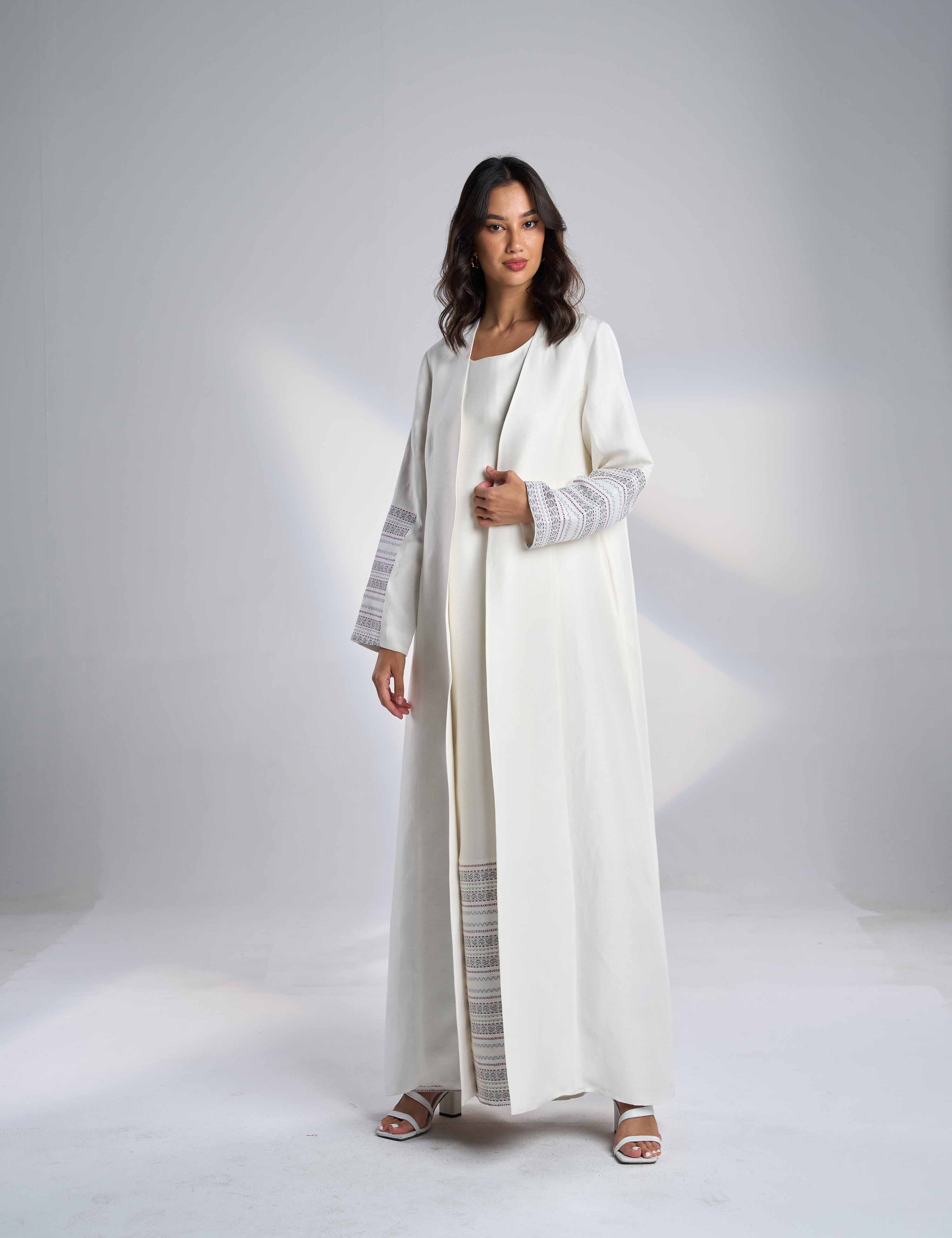 Silk Linen Abaya EL-32