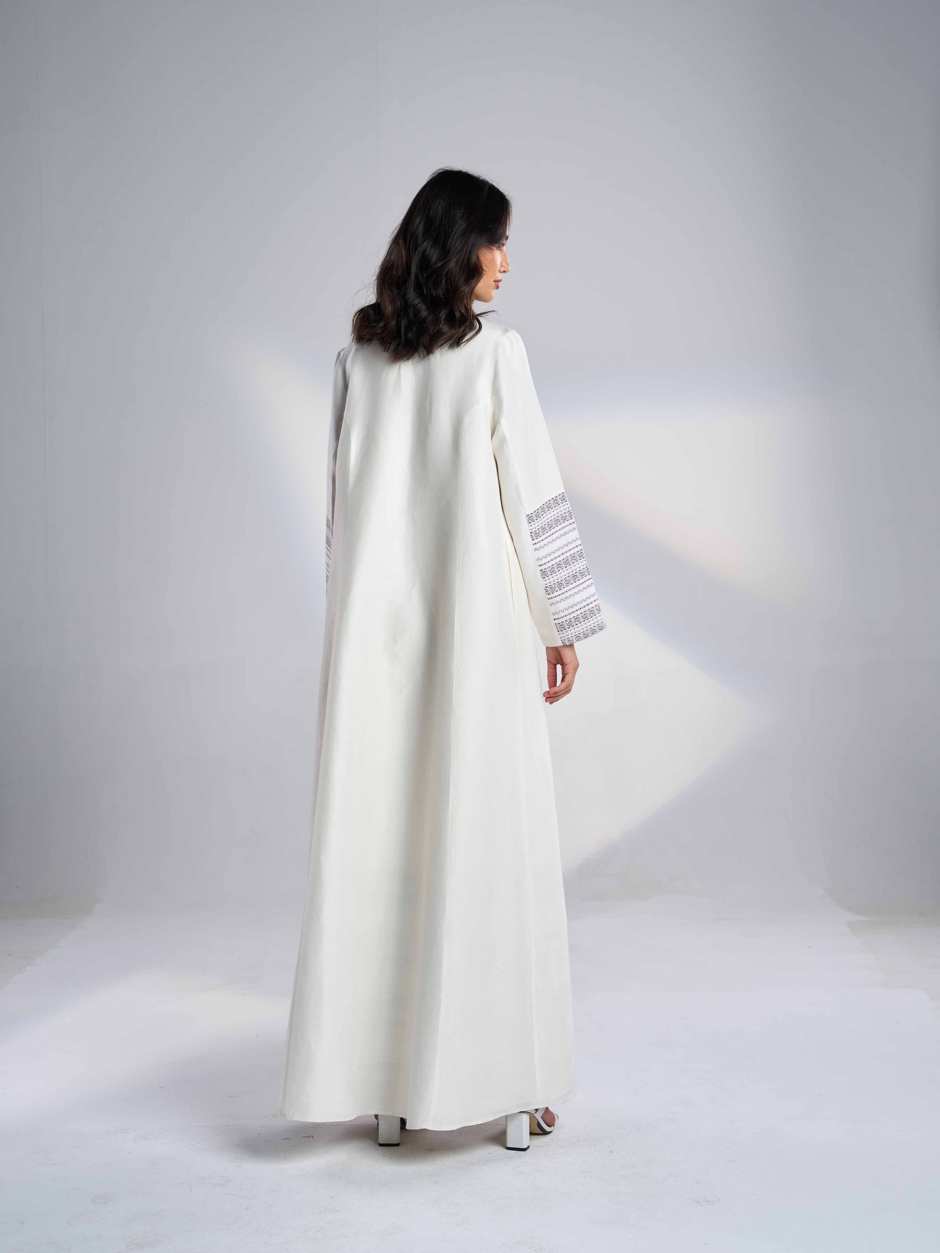 Silk Linen Abaya EL-32