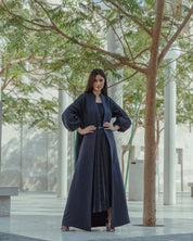 Silk Linen Mosaic Abaya SD-03